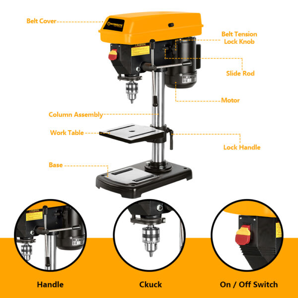 Drill Press-DPR102 - Image 4